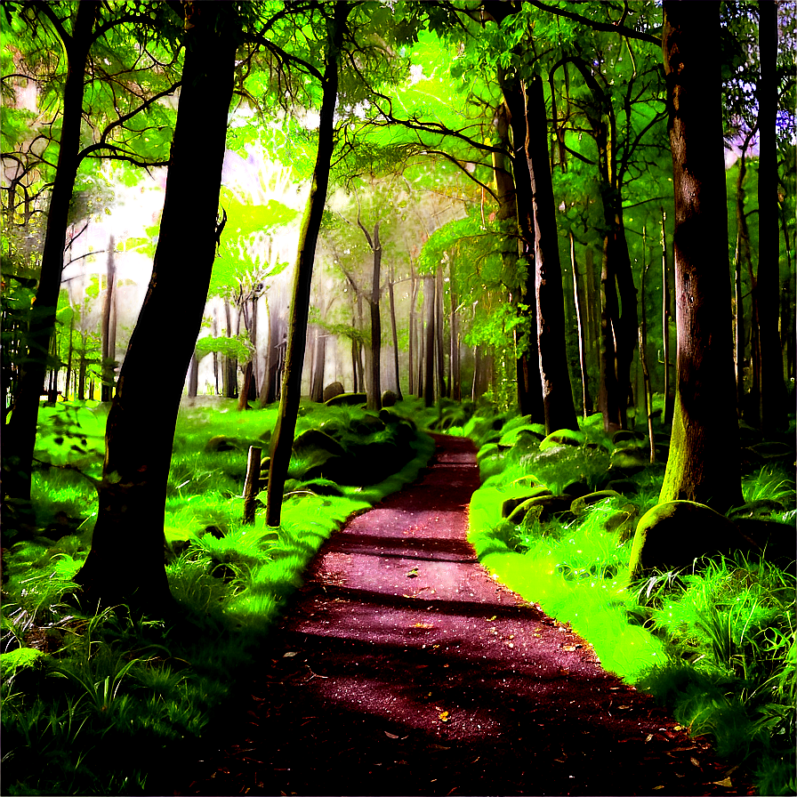 Secluded Woodland Path PNG mks96 PNG with transparent background