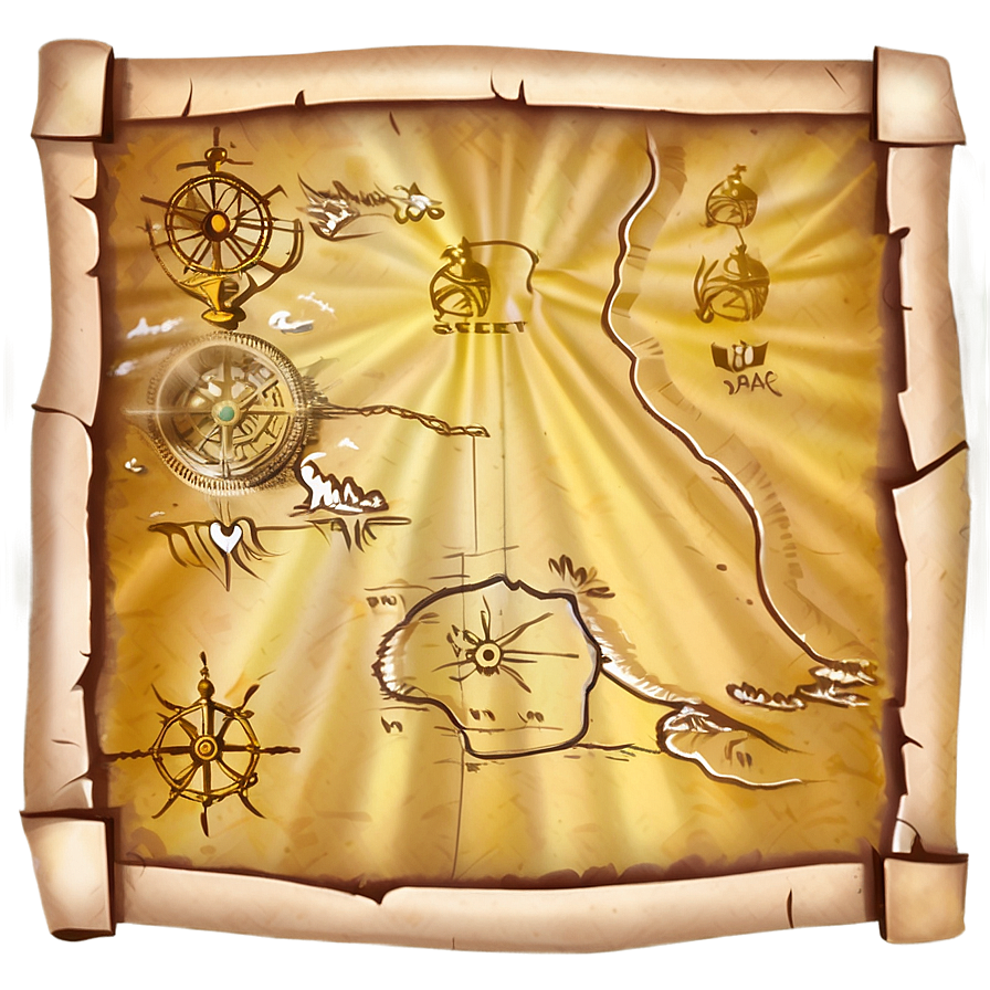 Secret Pirate Map Png 06252024