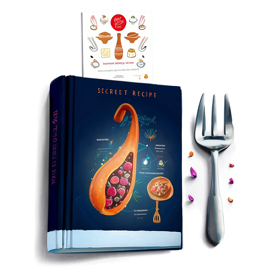 Secret Recipe Book PNG ocj PNG image with a transparent background, free high-resolution download