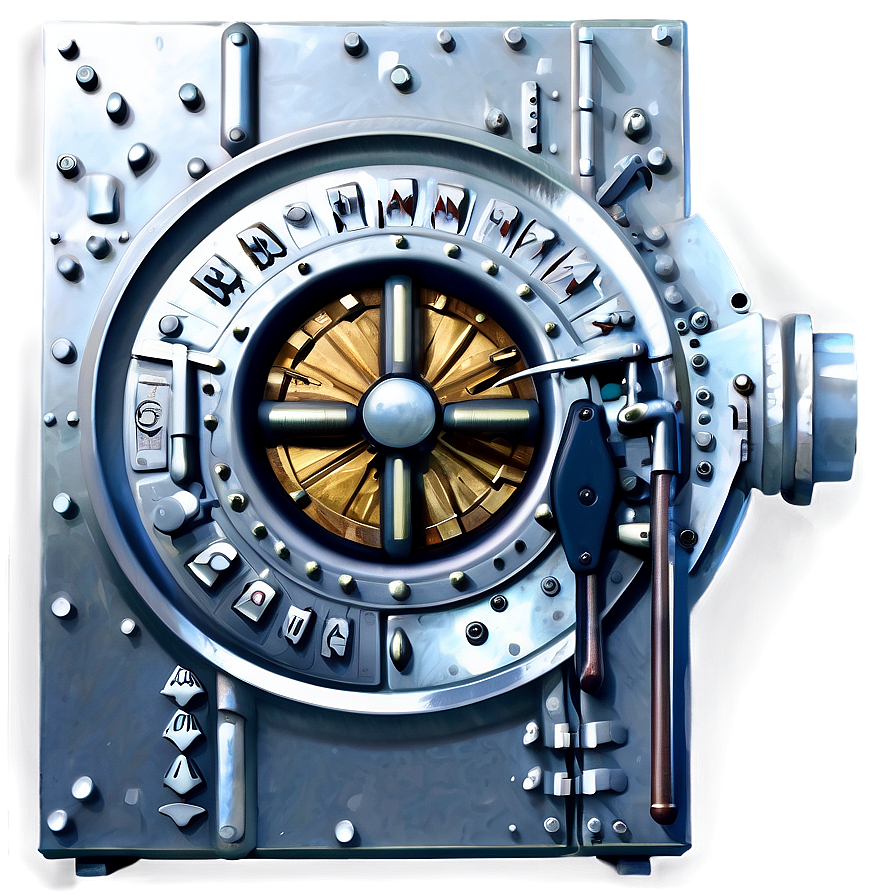 Secure Bank Vault Png 06262024