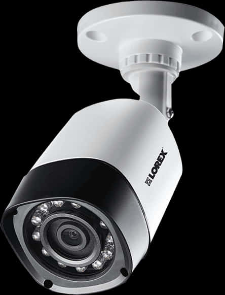 Security Camera Isolatedon Black