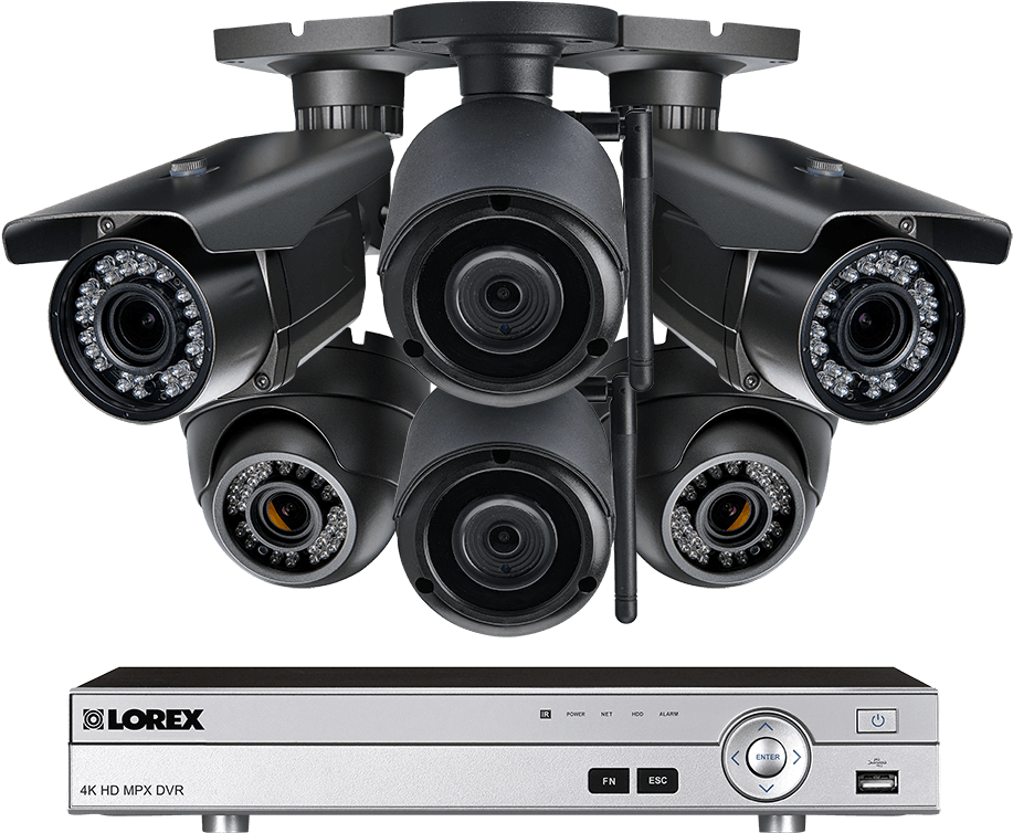 Flexible Security System With Hd 1080p Cameras , And - Wireless Security Camera, HD Png Download PNG with transparent background