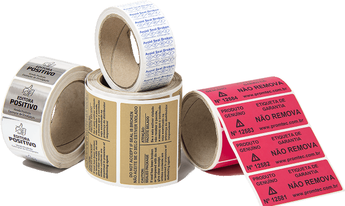 Security Seal Sticker Rolls