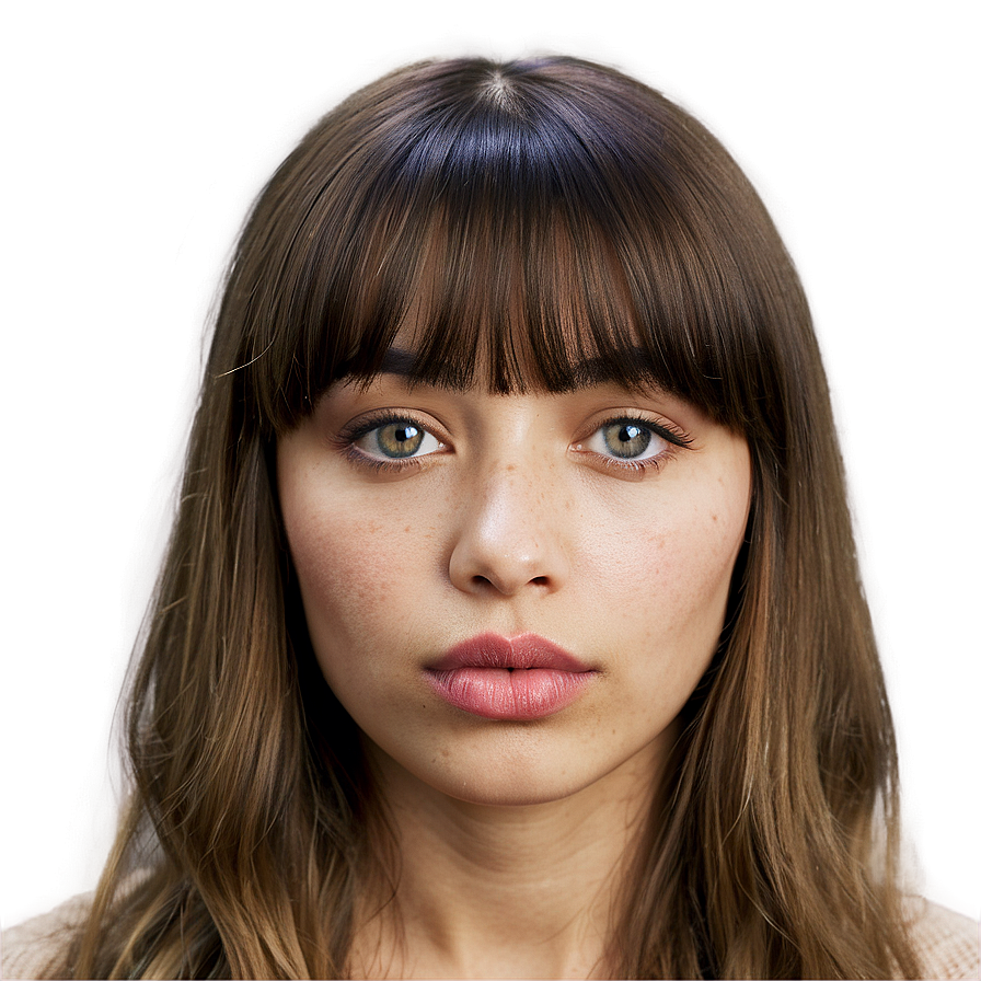 See-through Bangs Style Png Eke36