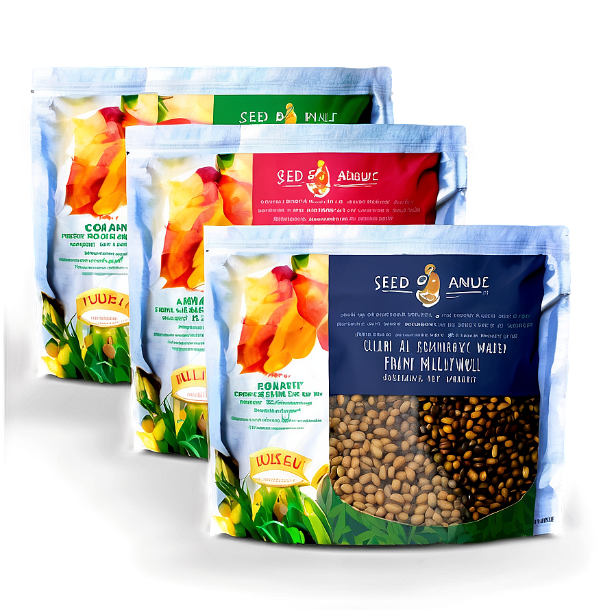 Seed Packaging Design PNG hgm PNG with transparent background