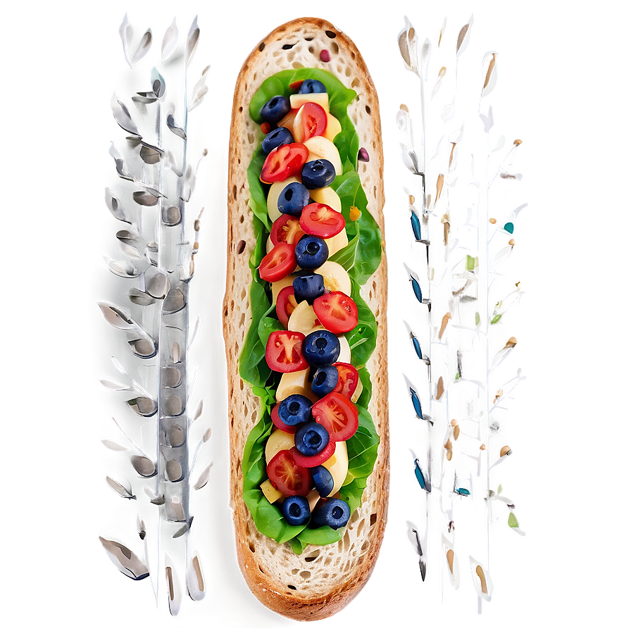 Seed Topped Baguette Png 05252024