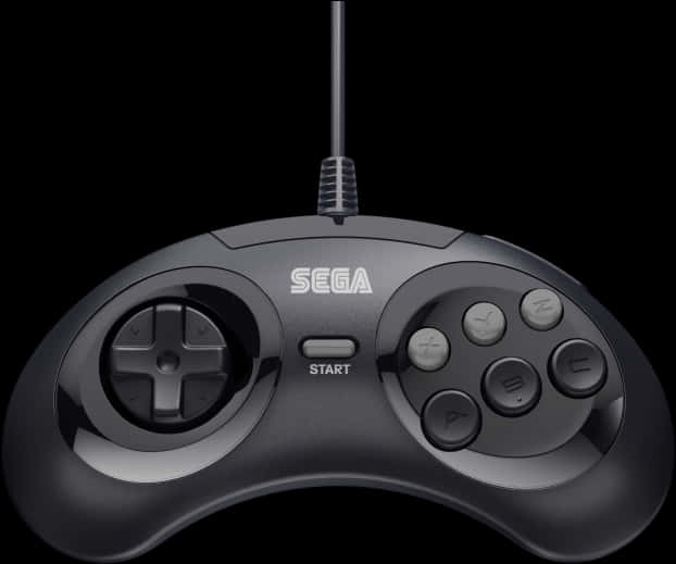 Sega Genesis 6 Button Controller, HD Png Download PNG with transparent background