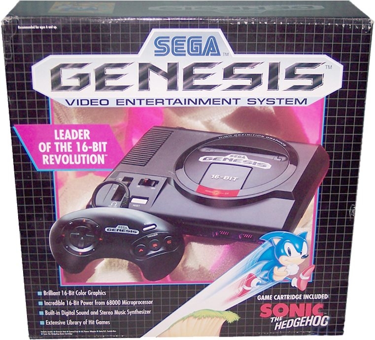 Sega Genesis Console Box Art