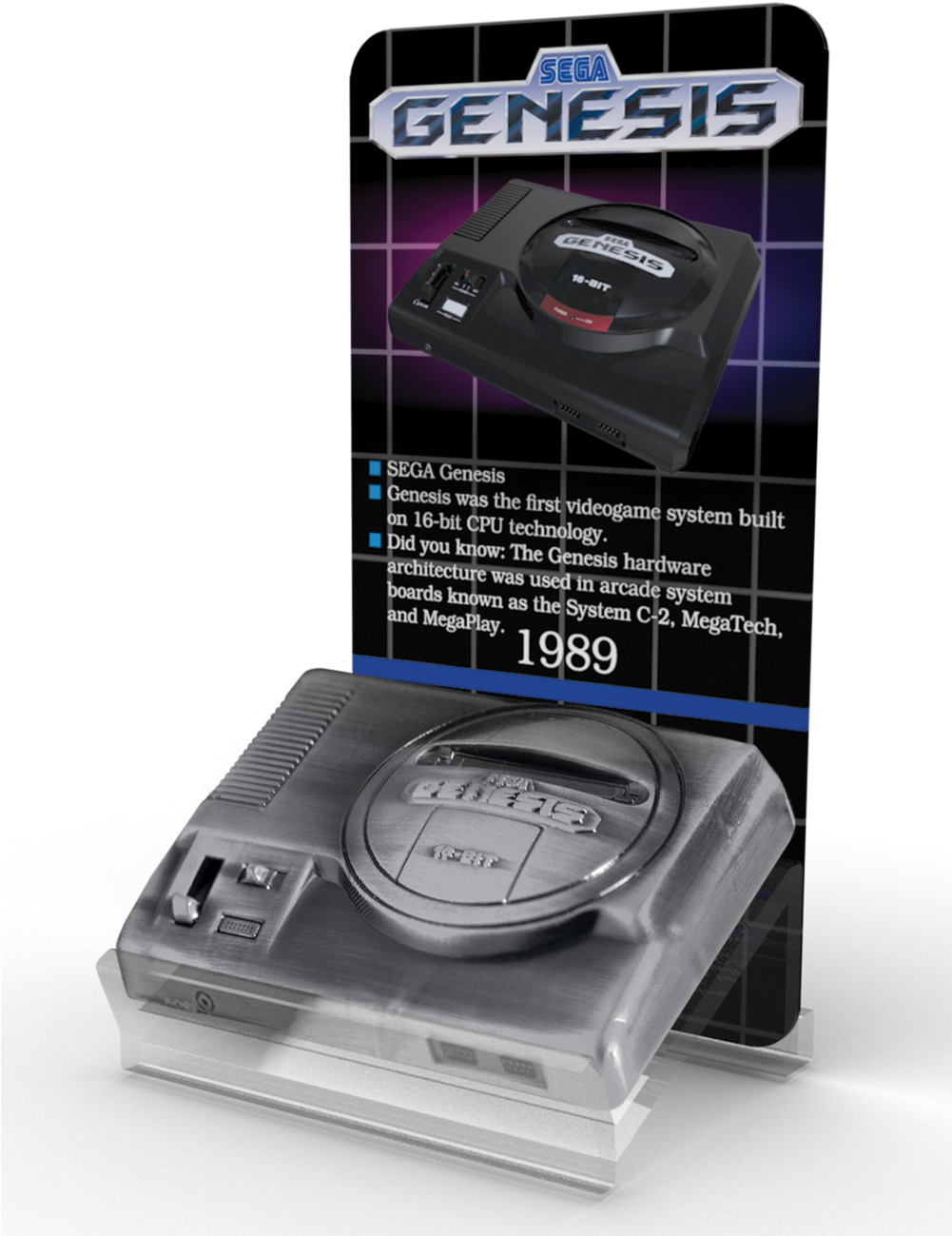 Sega Genesis Console1989 Promotional Display