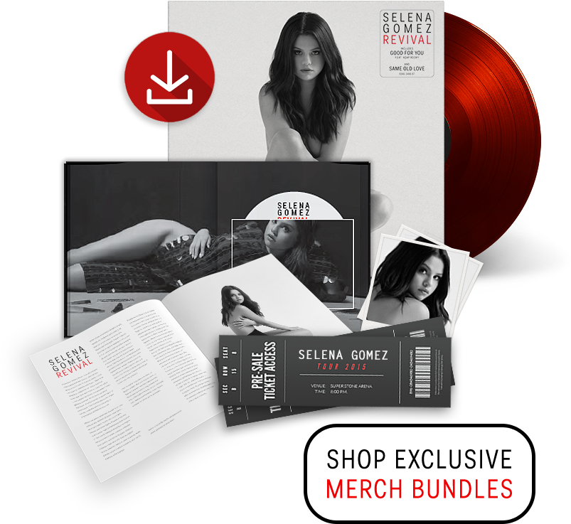 Selena Gomez Revival Merchandise Bundles