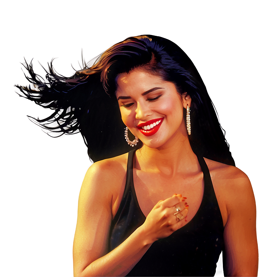 Selena Quintanilla Forever Remembered Tribute PNG ega28 PNG with transparent background