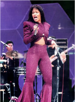 Hannah Piemonte Selena Quintanilla - Rare Selena Quintanilla Last Concert PNG with transparent background