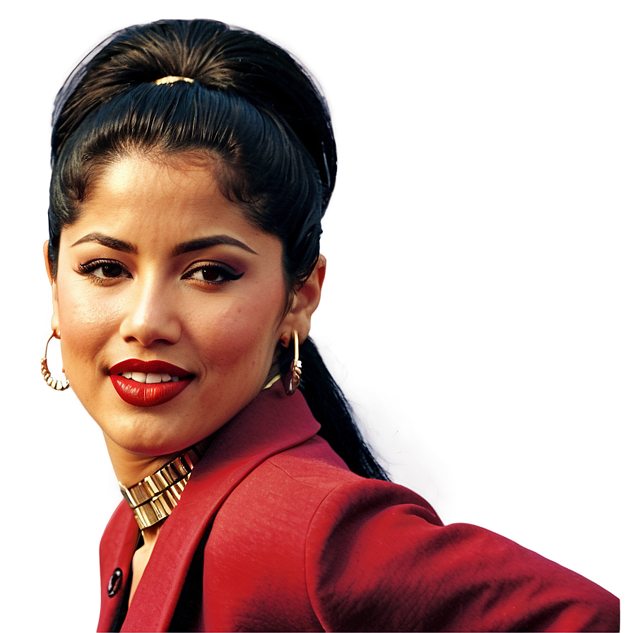 Selena Quintanilla Portrait PNG 06112024 PNG with transparent background