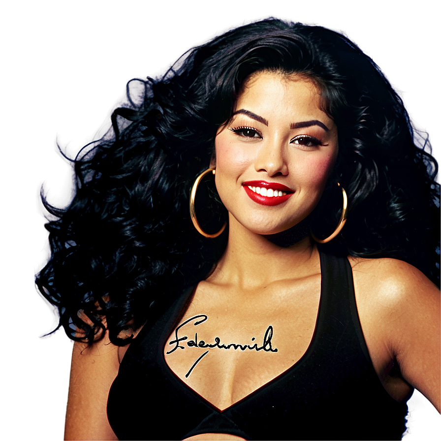 Selena Quintanilla Signature PNG jwg95 PNG with transparent background