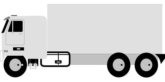 Semi Truck Silhouette