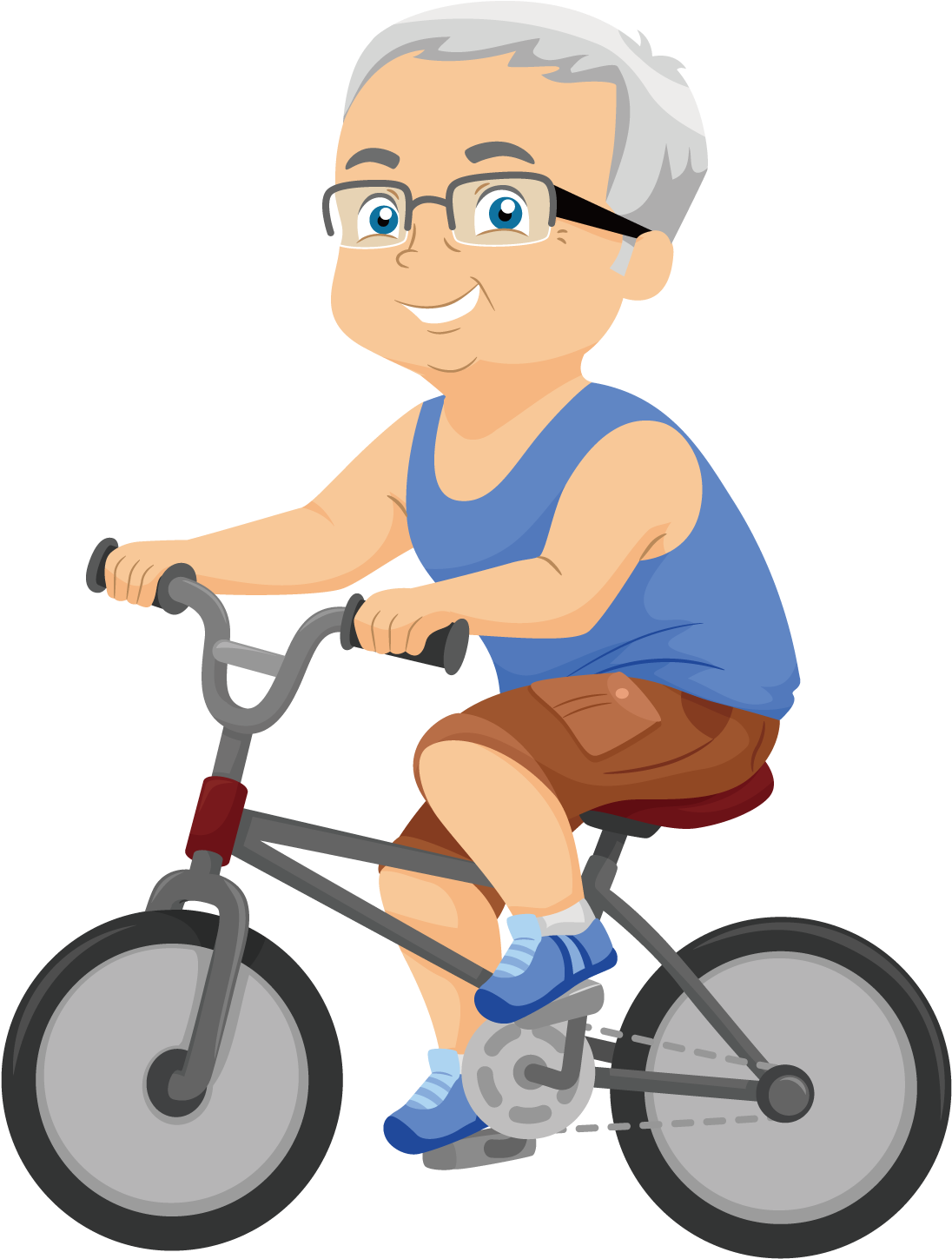Clip Art Boy Riding Bike Clipart - Cartoon Of Guy Riding Bike, HD Png Download PNG with transparent background
