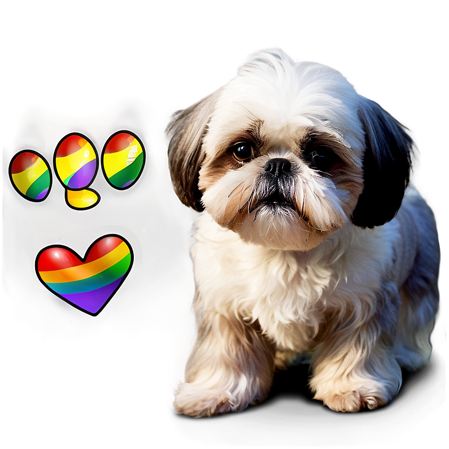 Senior Shih Tzu Portrait Png 46