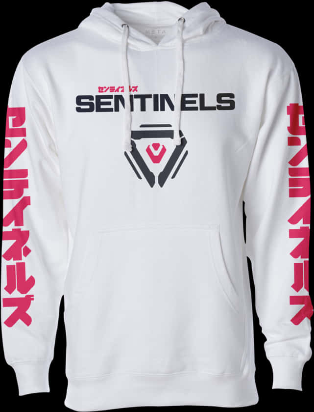 Sentinels Branded White Hoodie