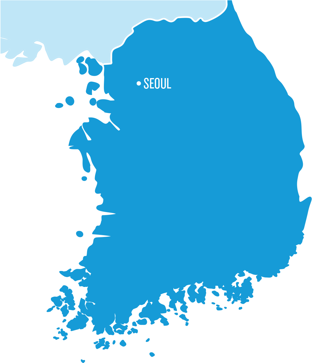 Seoul South Korea Map Vector