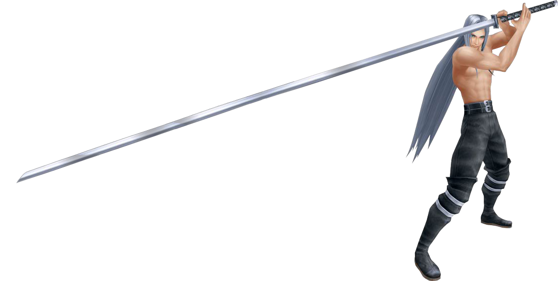 Sephiroth Dissidia Shirtless, HD Png Download PNG with transparent background