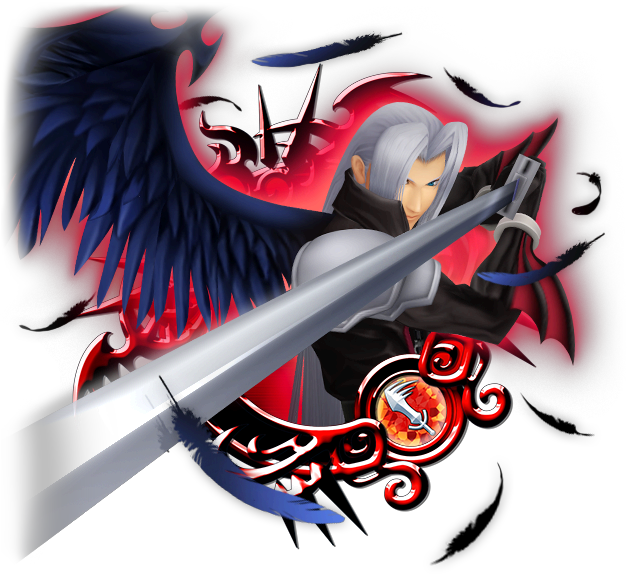 Sephiroth [ex ] - Kingdom Hearts Anti Aqua, HD Png Download PNG with transparent background