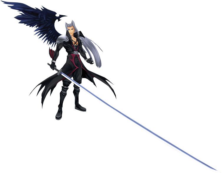 Sephiroth Kh - Kingdom Hearts Sephiroth, HD Png Download PNG with transparent background