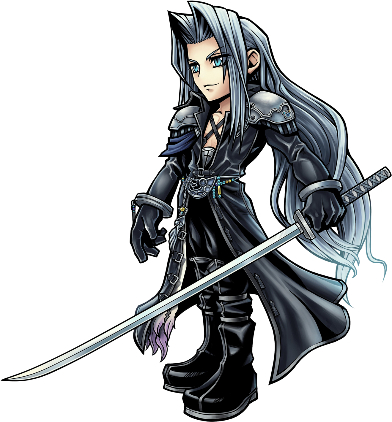 Sephiroth Png Free Image Download - Final Fantasy Opera Omnia Stickers, Transparent Png PNG with transparent background