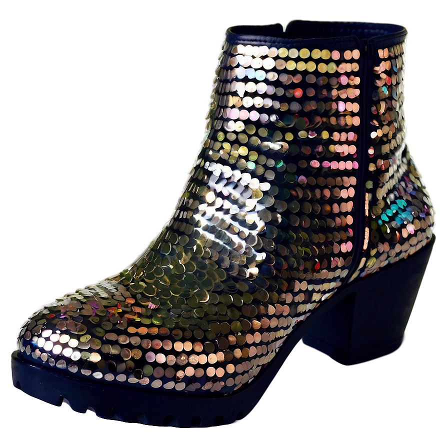 Sequin Boot Png 06132024