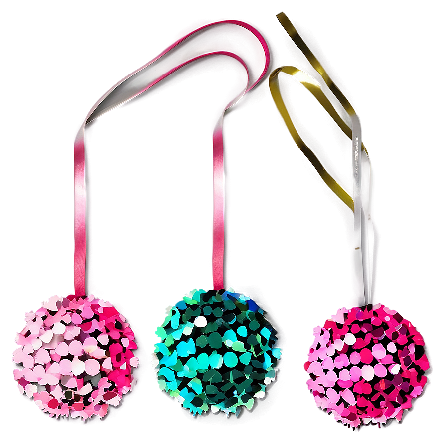 Sequin Pom Poms Png Tqo98