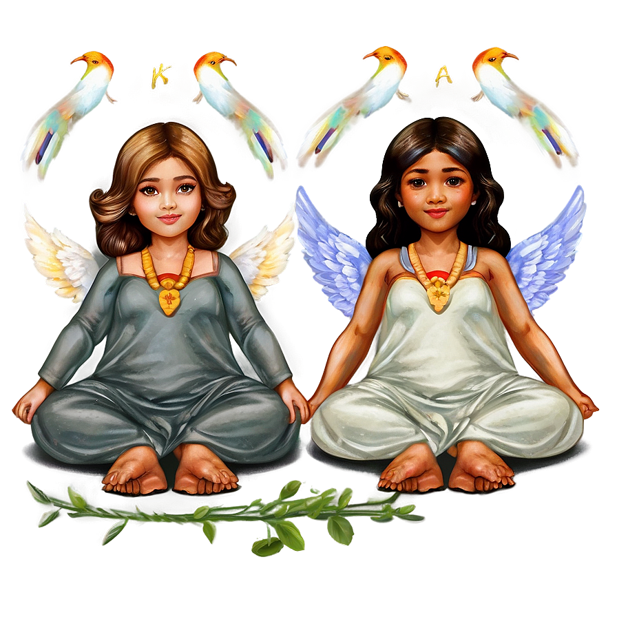 Serene Angels Art PNG 06202024 PNG with transparent background