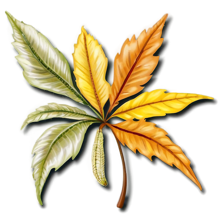 Serene Autumn Leaves Png Dfy31