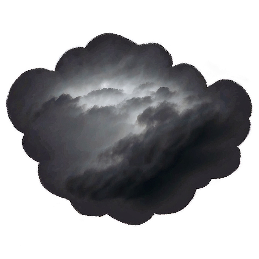 Serene Black Clouds Png Klu