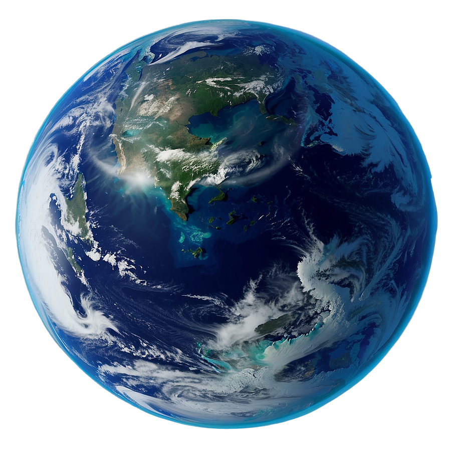 Serene Blue Planet View Png 60