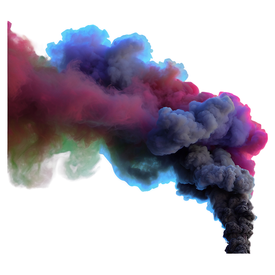 Serene Colored Smoke Png 06252024