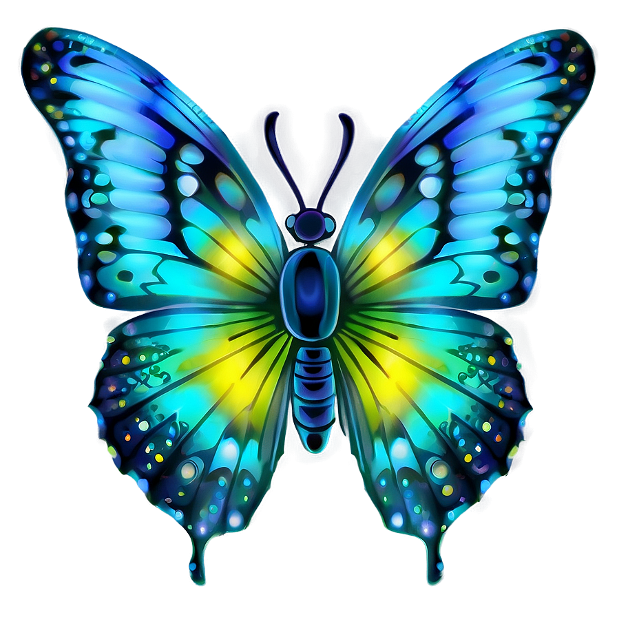 Serene Glow Butterfly Png Dmm1