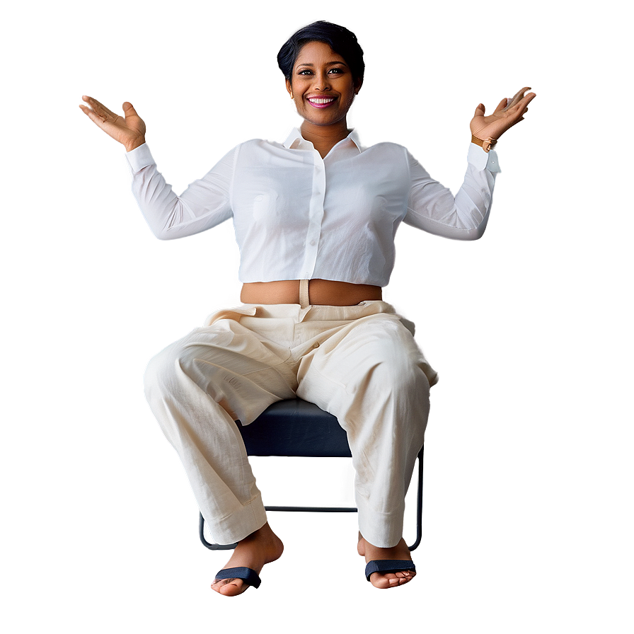 Serene Happy Person Png Ubd22