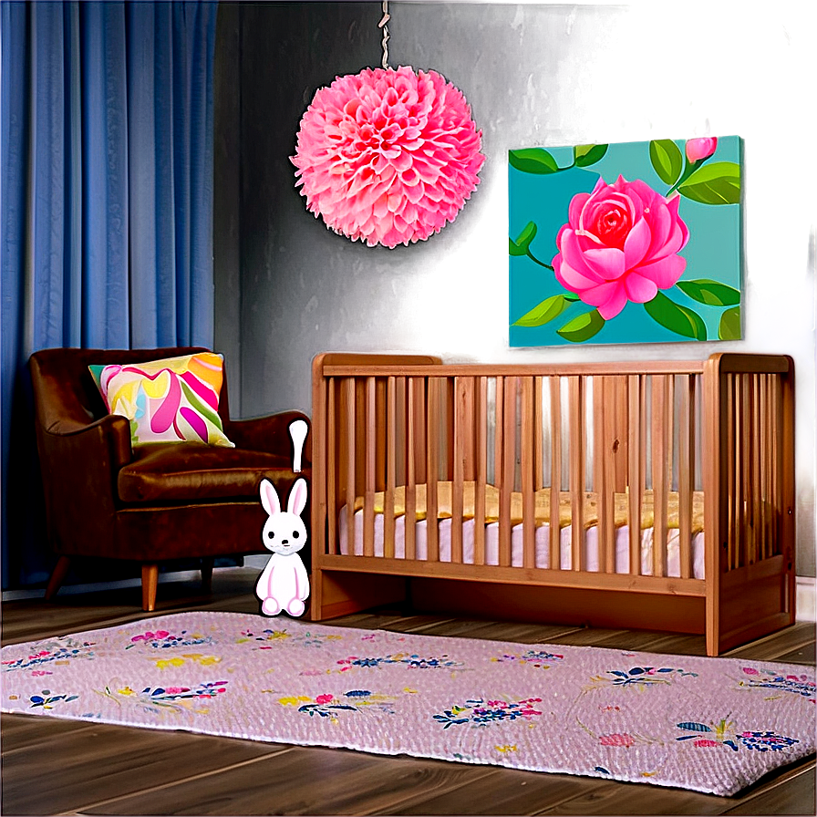 Serene Nursery Room PNG 53 PNG with transparent background