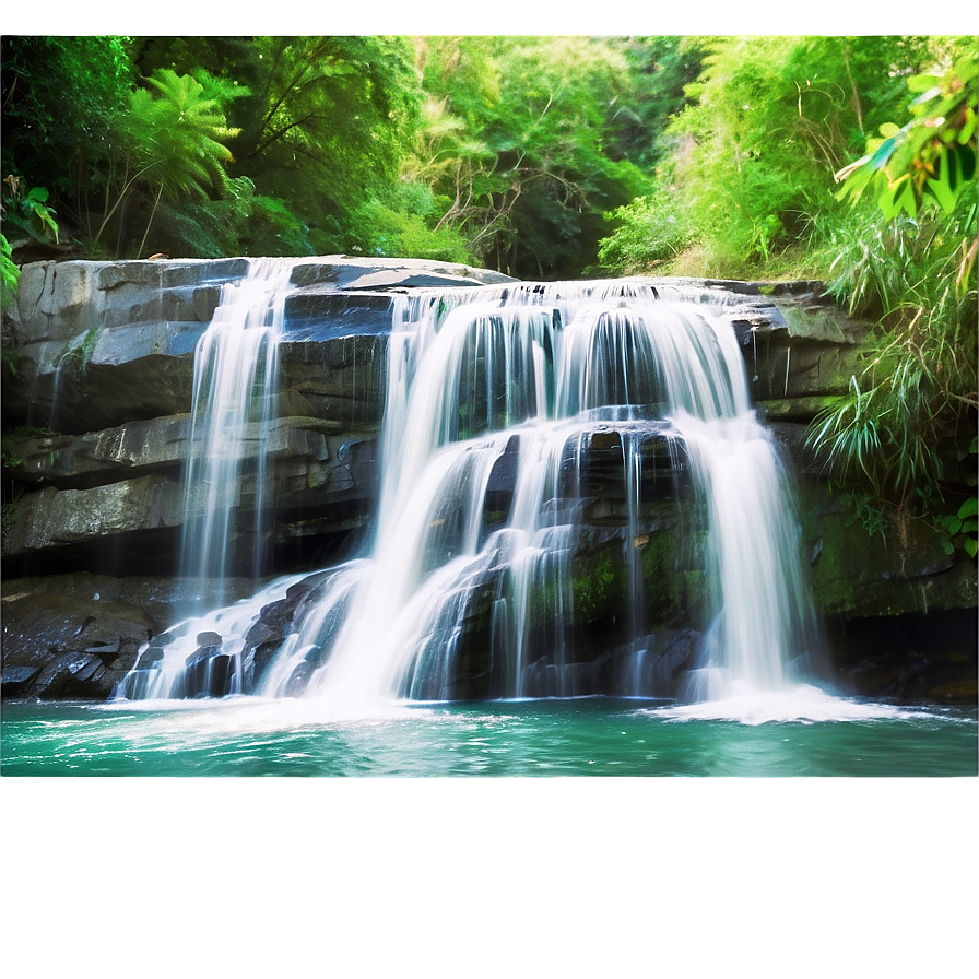 Serene Waterfall Landscape Png 05212024