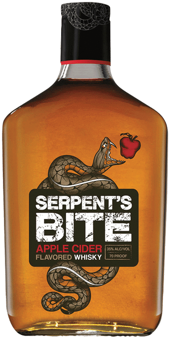 Serpents Bite Apple Cider Whisky Bottle