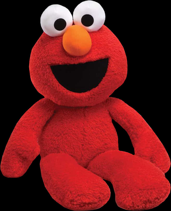 Sesame - Gund Sesame Street Elmo Jumbo Take A Long PNG with transparent background