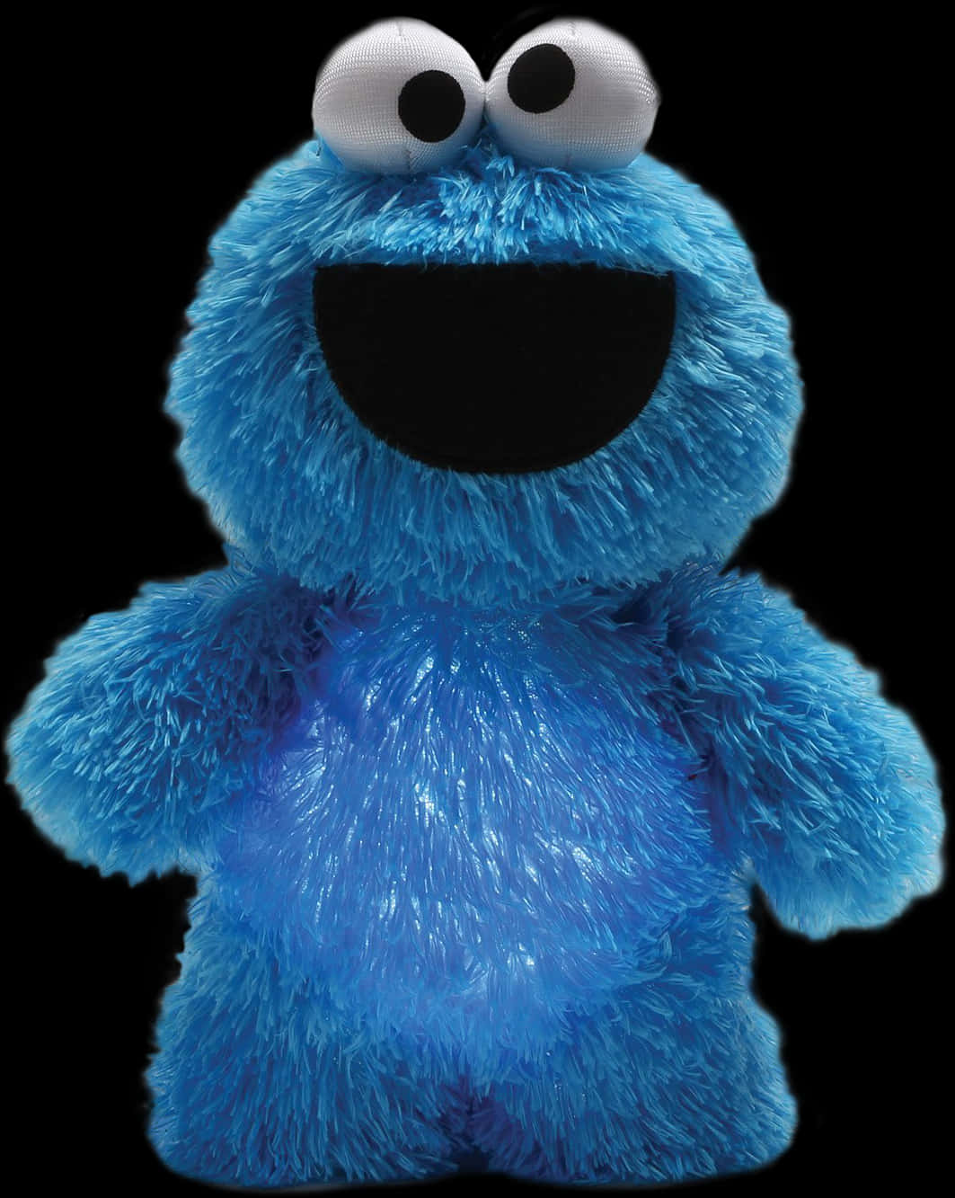 Sesame - Sesame Street Cookie Monster Glow Pal 9-inch Plush PNG with transparent background