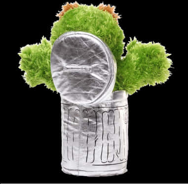 Sesame Street 75860 10-inch Oscar The Grouch - Gund Sesame Street Oscar The Grouch Stuffed Animal PNG with transparent background