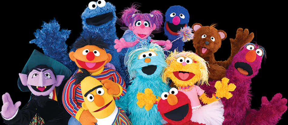 Sesame Street Characters Group Photo