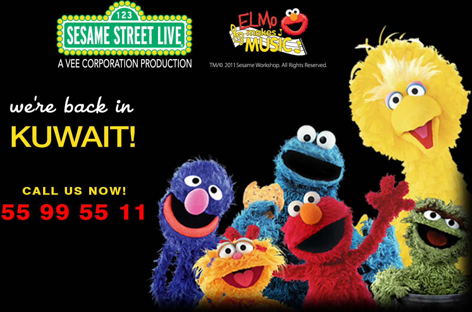 Sesame Street Live Kuwait Announcement