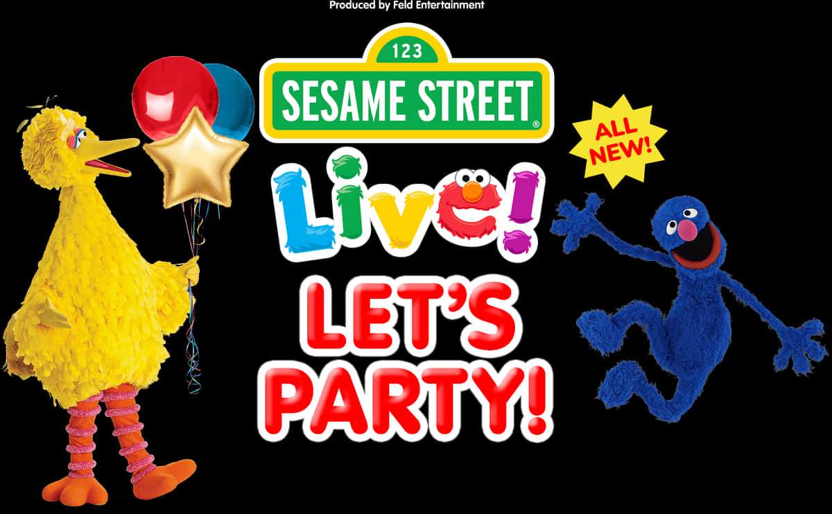 Sesame Street Live Lets Party Advertisement