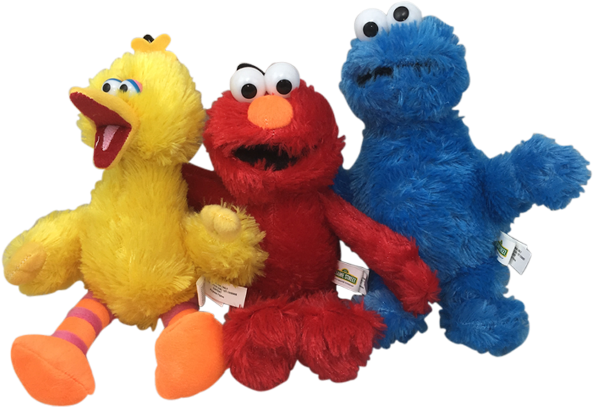 Sesame Street Plush Trio