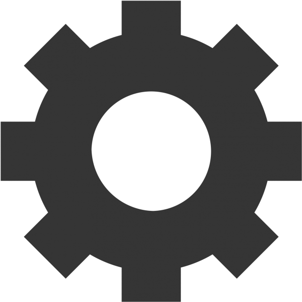 Settings Gear Icon Vector