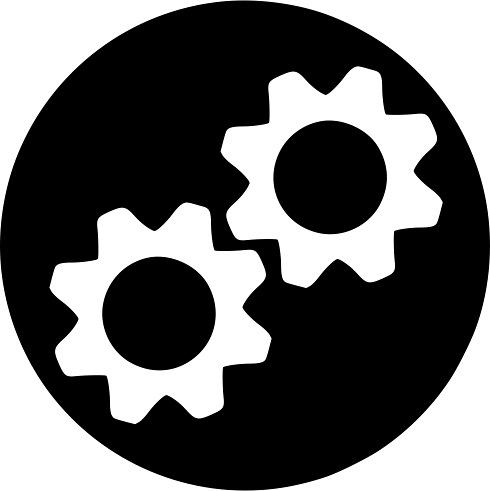 Engine Loading Load Process Round Gears - Process Icon Png Black, Transparent Png PNG with transparent background