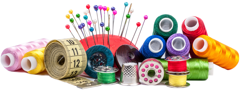 Sewing Accessories Colorful Threadsand Tools