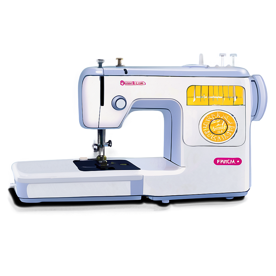 Sewing Machine with Fabric PNG 05252024 PNG image with a transparent background, free high-resolution download
